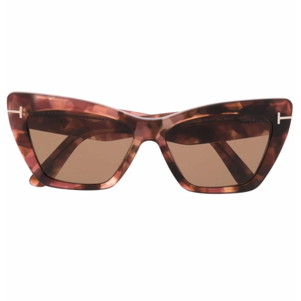 Tom Ford tortoiseshell cat-eye frame sunglasses